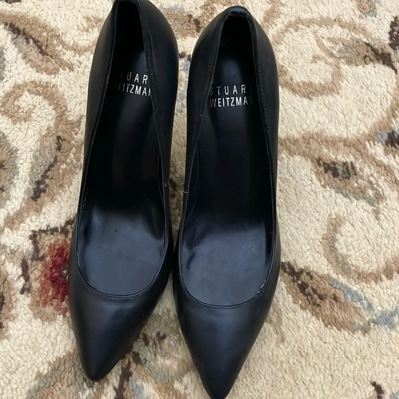 Stuart Weitzman Shoes - Stuart Weitzman Point-Toe Pump Black Size 9